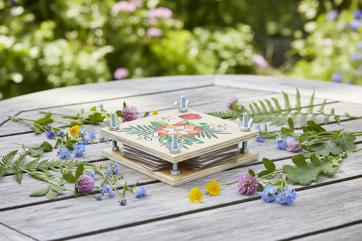 Flower Press Garden Table Lifestyle