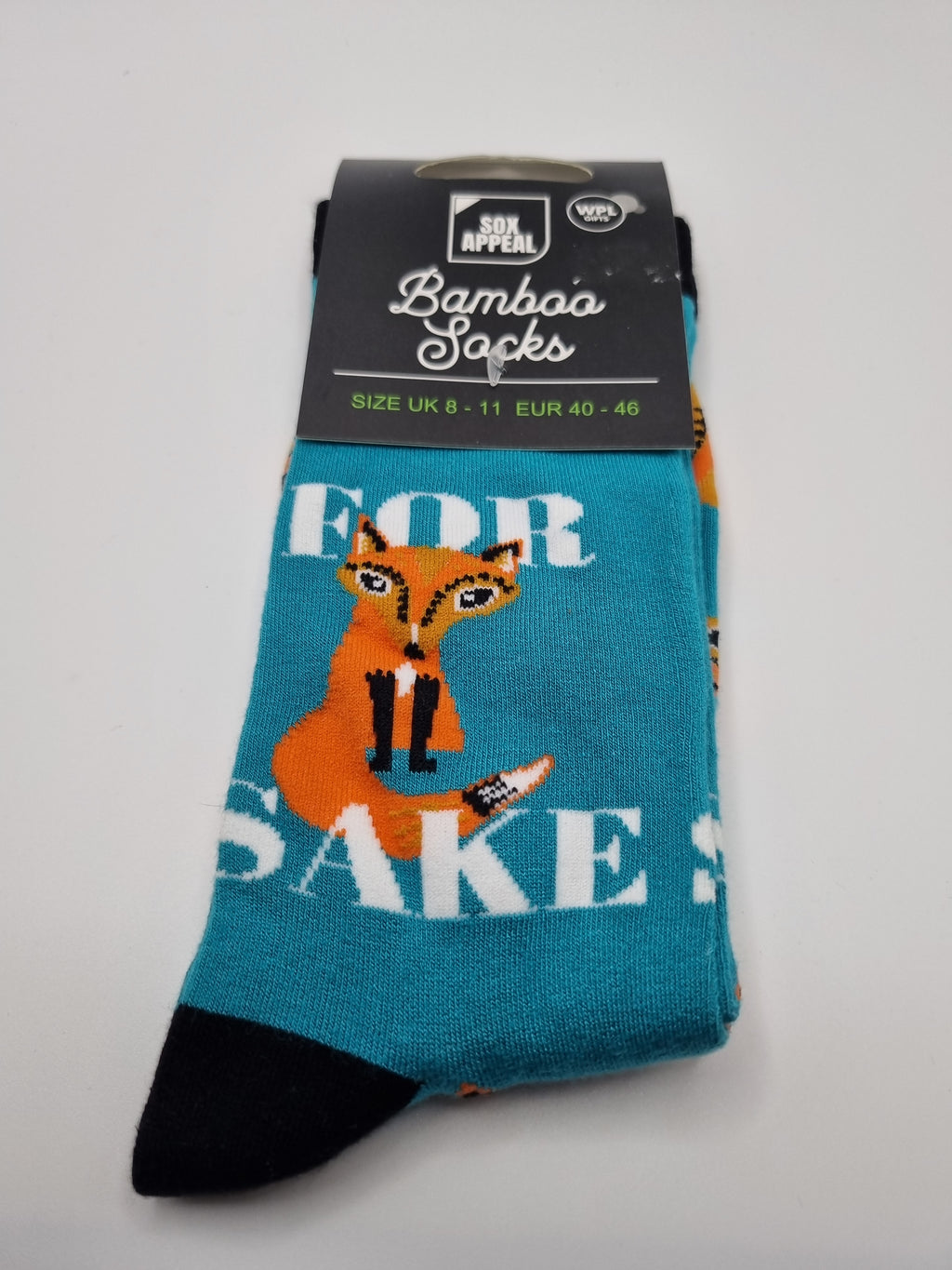 For Fox Sake Novelty Bamboo Socks UK 8-11