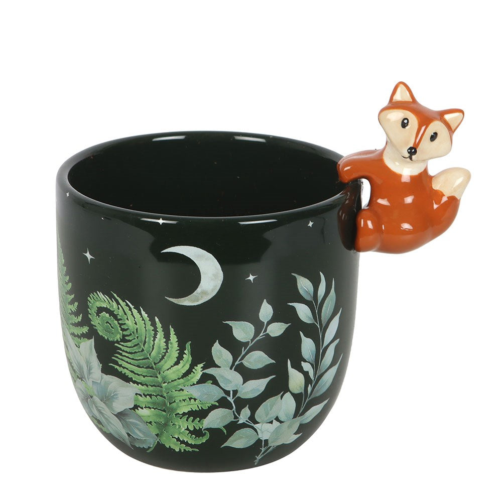 Green Forest Plant Pot With Fox Pot Hanger