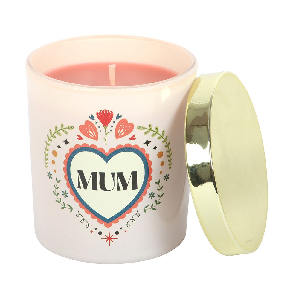 Mum Folk Art French Tulip Scented Candle