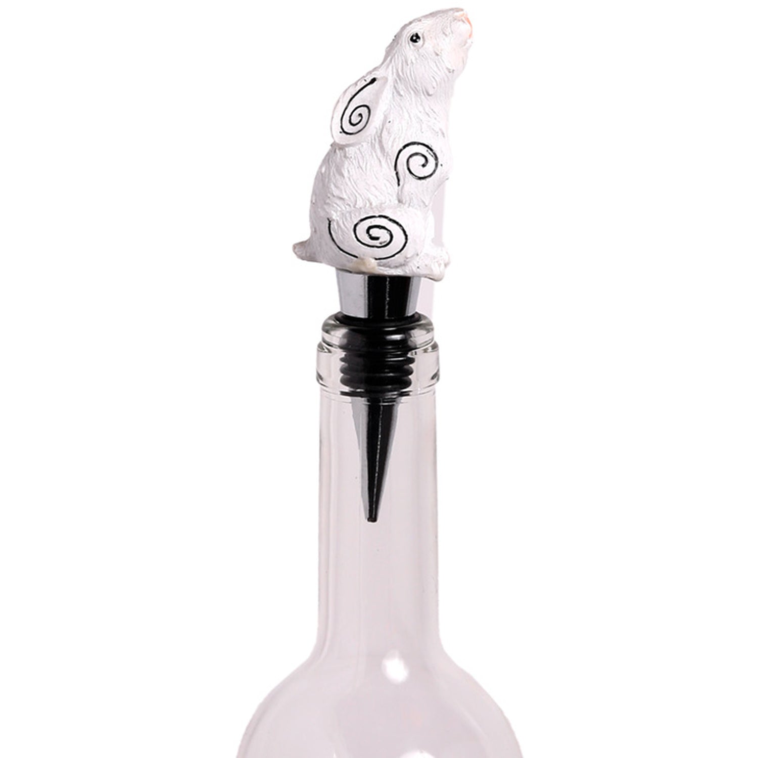 Moon Gazing Hare Bottle Stopper