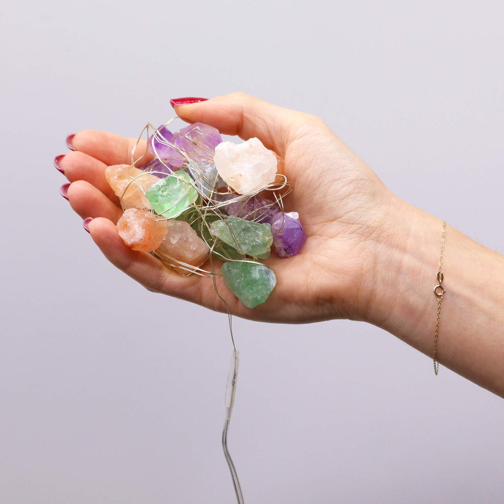 Gemstone Crystal LED String Lights