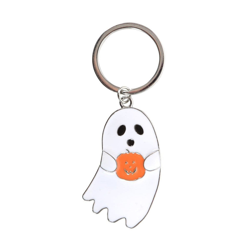 Ghost Hug Metal & Enamel Keyring