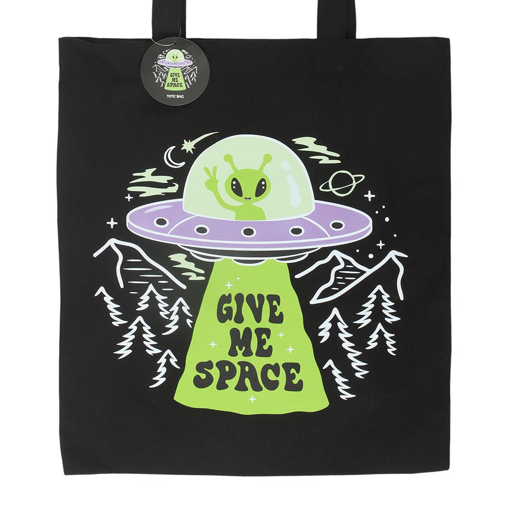 Give Me Space Alien Polycotton Tote Bag