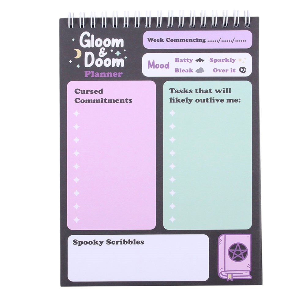 Gloom & Doom Desk Planner & Jotter