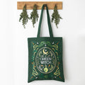 Green Witch Polycotton Tote Bag