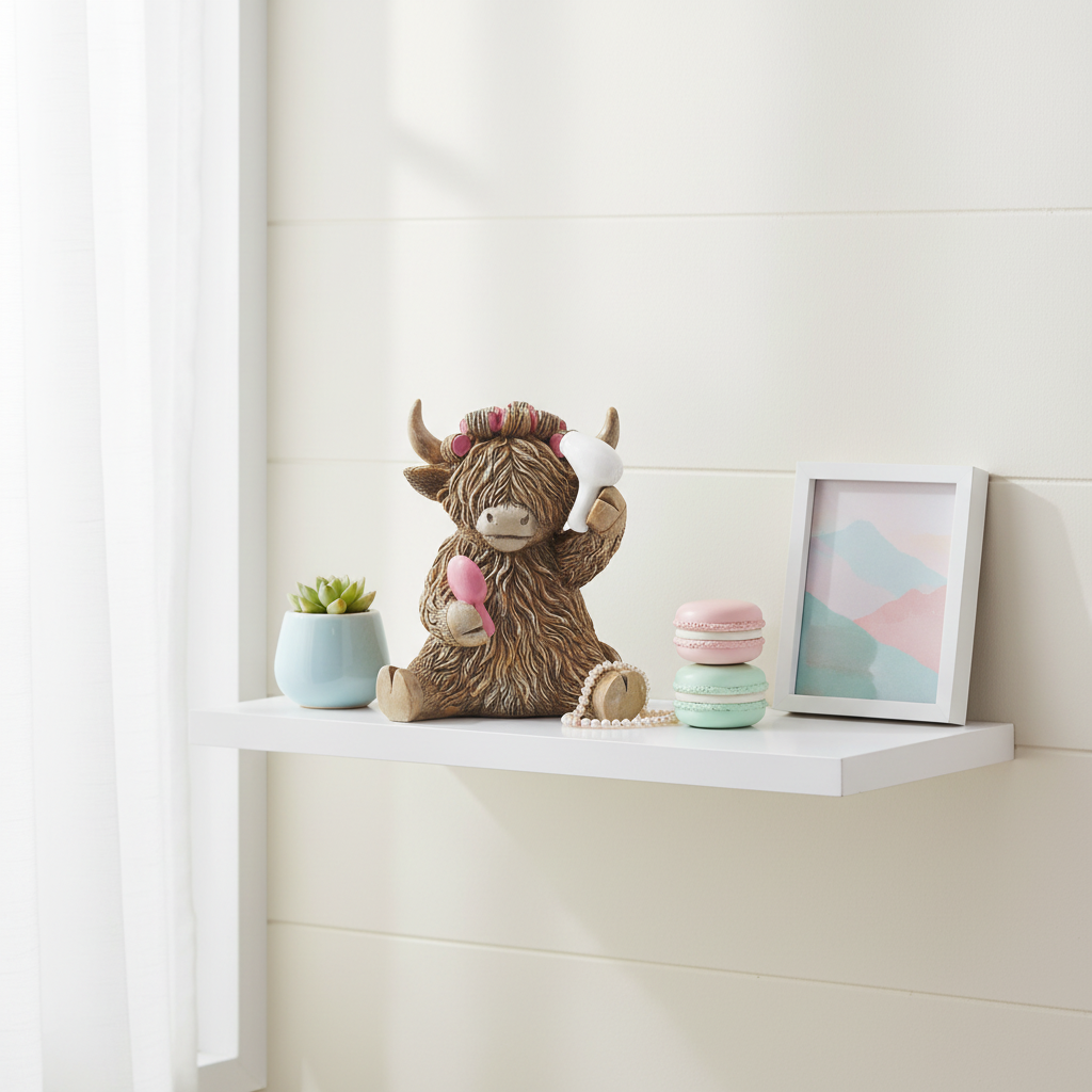 Hairdo Highland Cow - White Shelf Styling