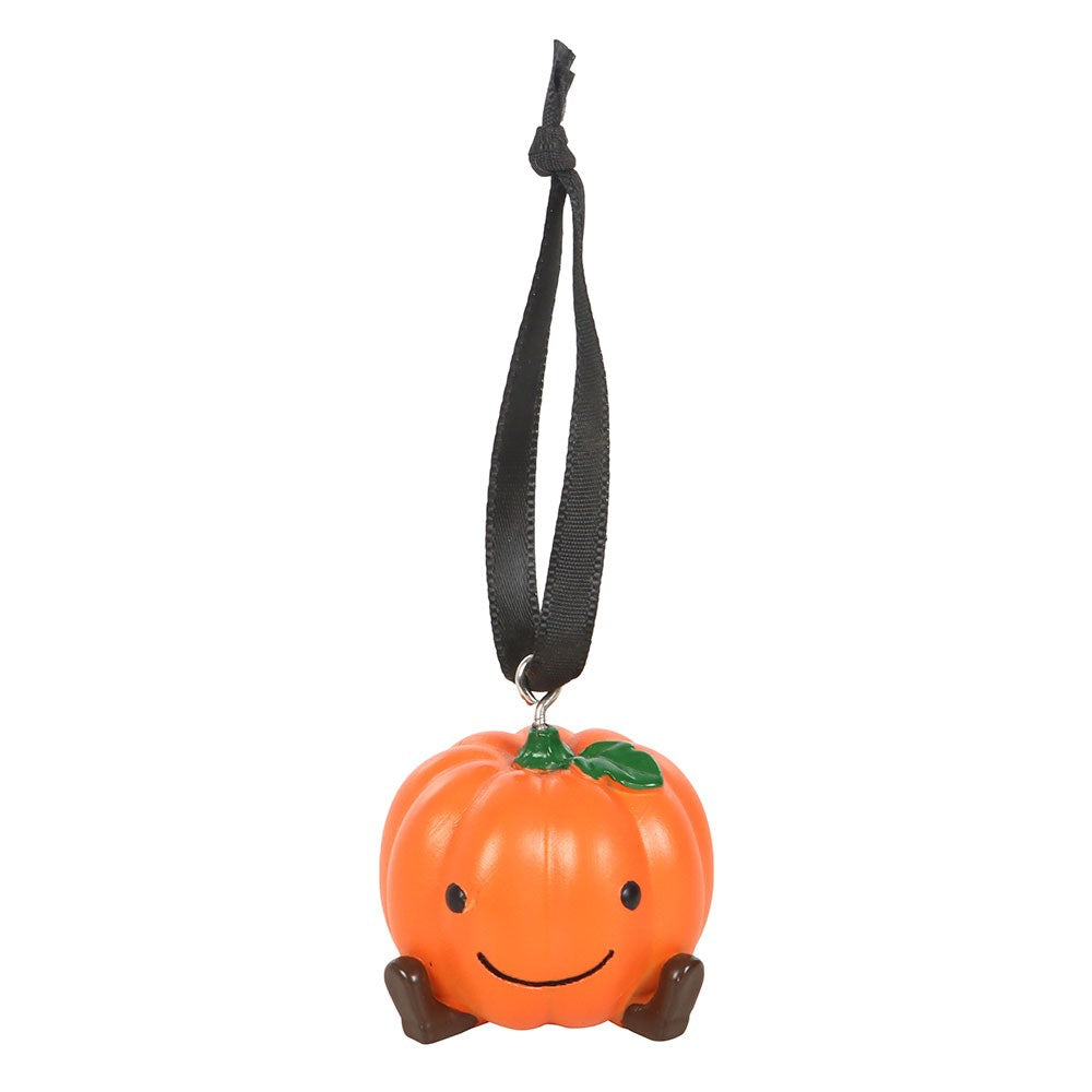 Hanging Happy Pumpkin Ornament