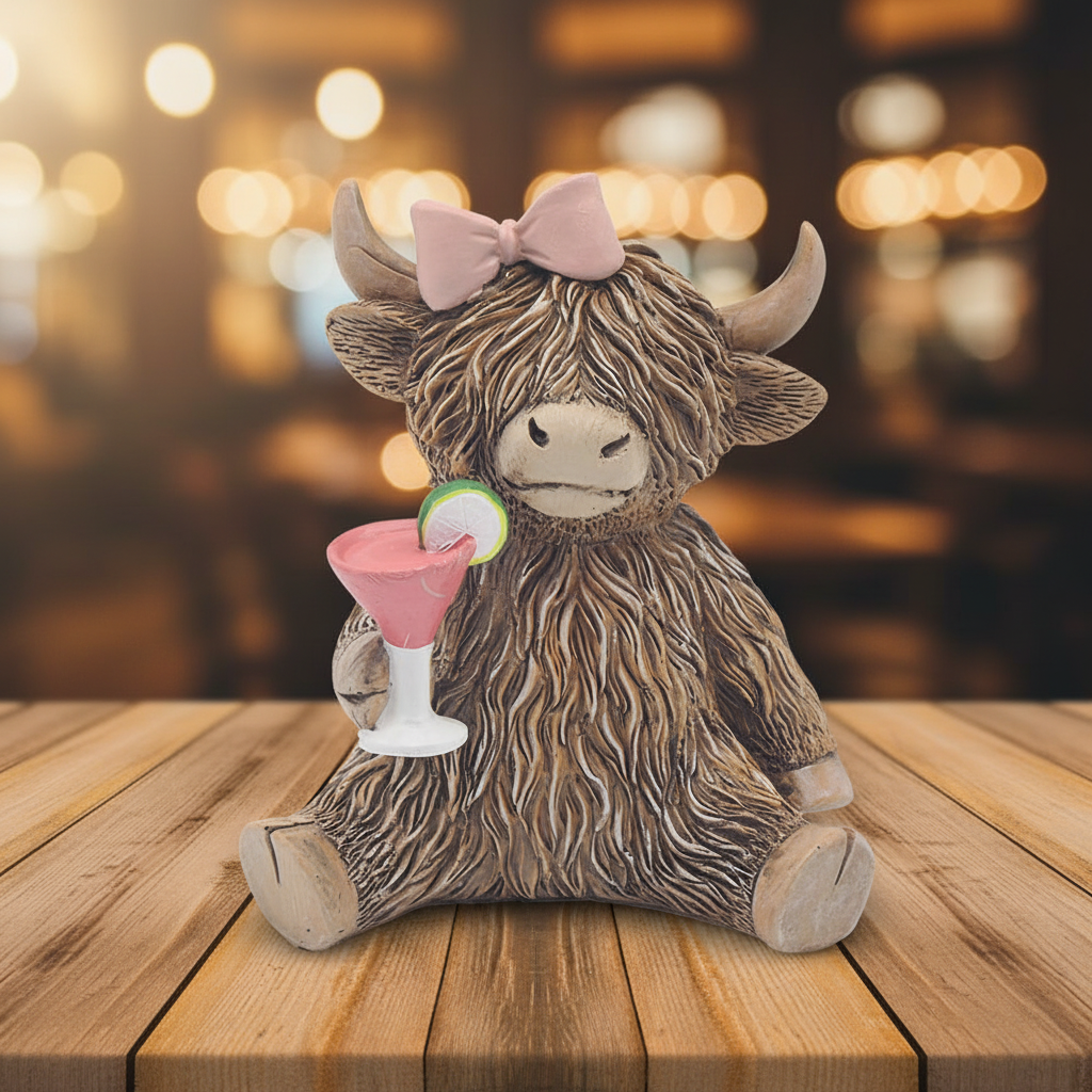 Happy Hour Highland Cow - lifestyle