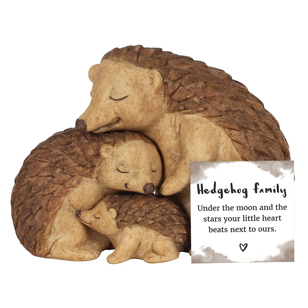 Hedgehog Huddle Family Ornament