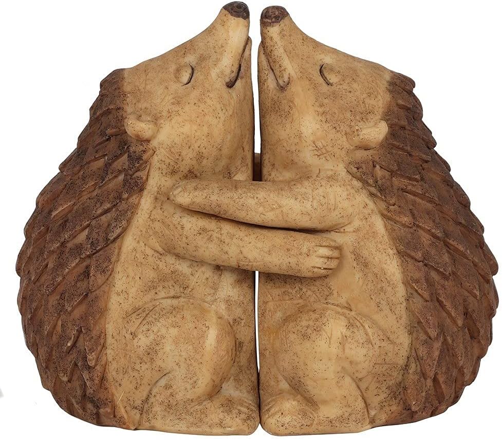 "Hedge Hugs" Hedgehog Couple Figurine