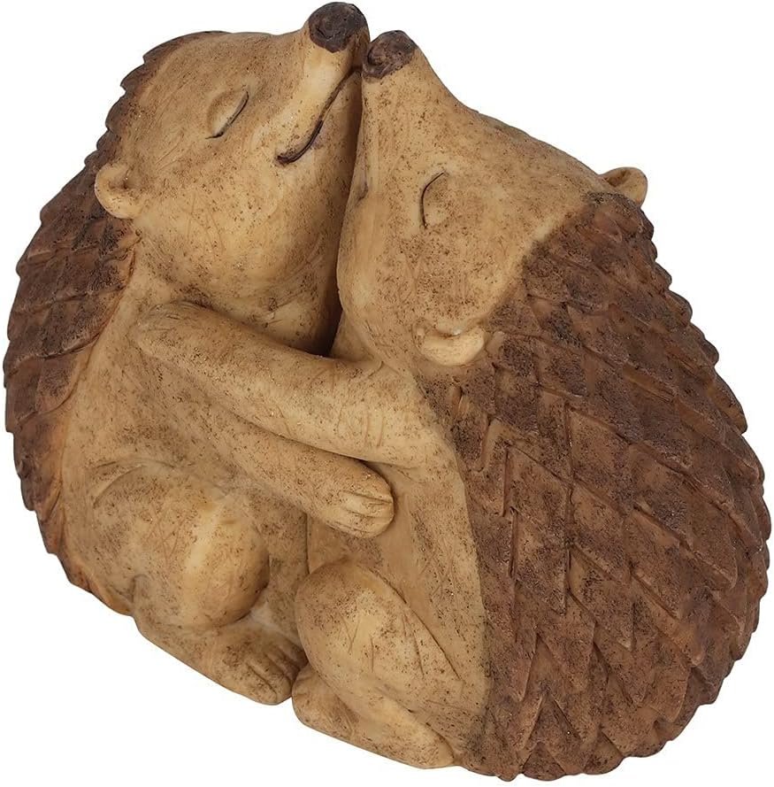 "Hedge Hugs" Hedgehog Couple Figurine