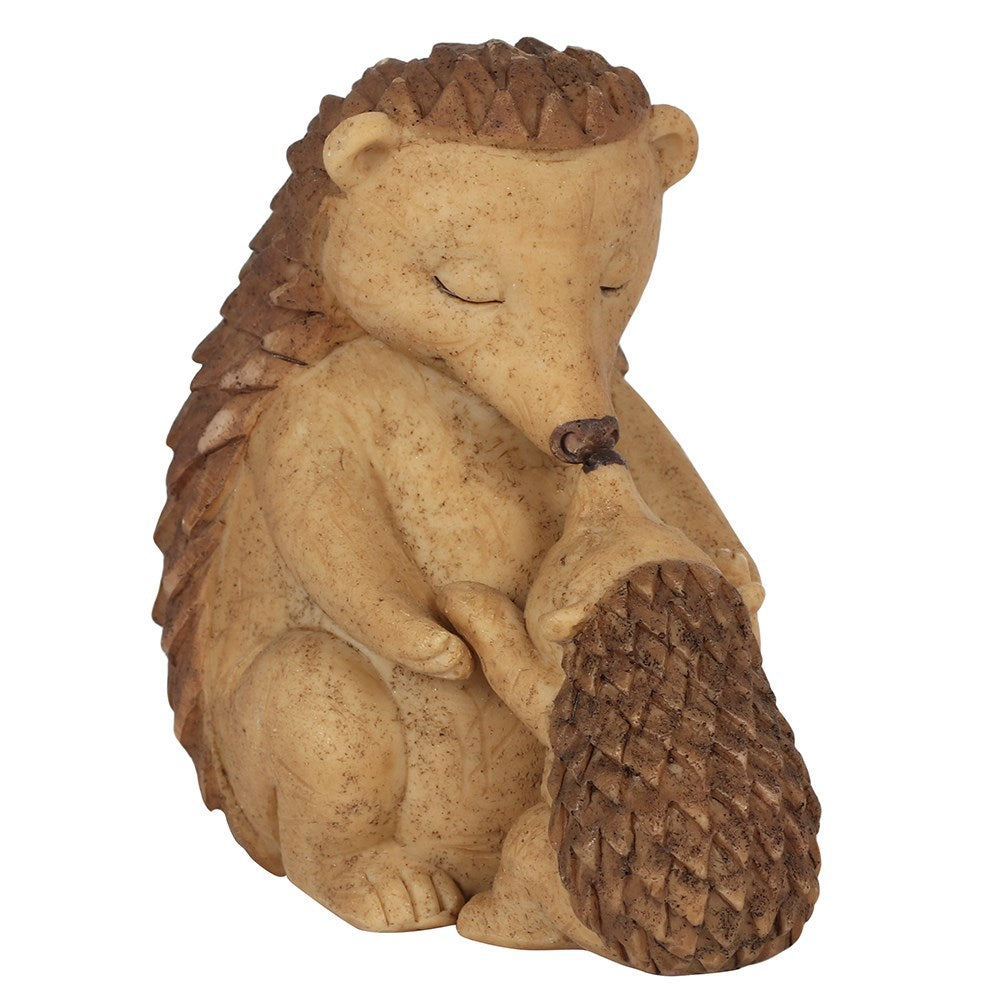 Happy Hoglet Parent & Child Hedgehog Ornament