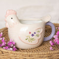 Hen shaped ceramic mug, quirky and charming for everyday drinks