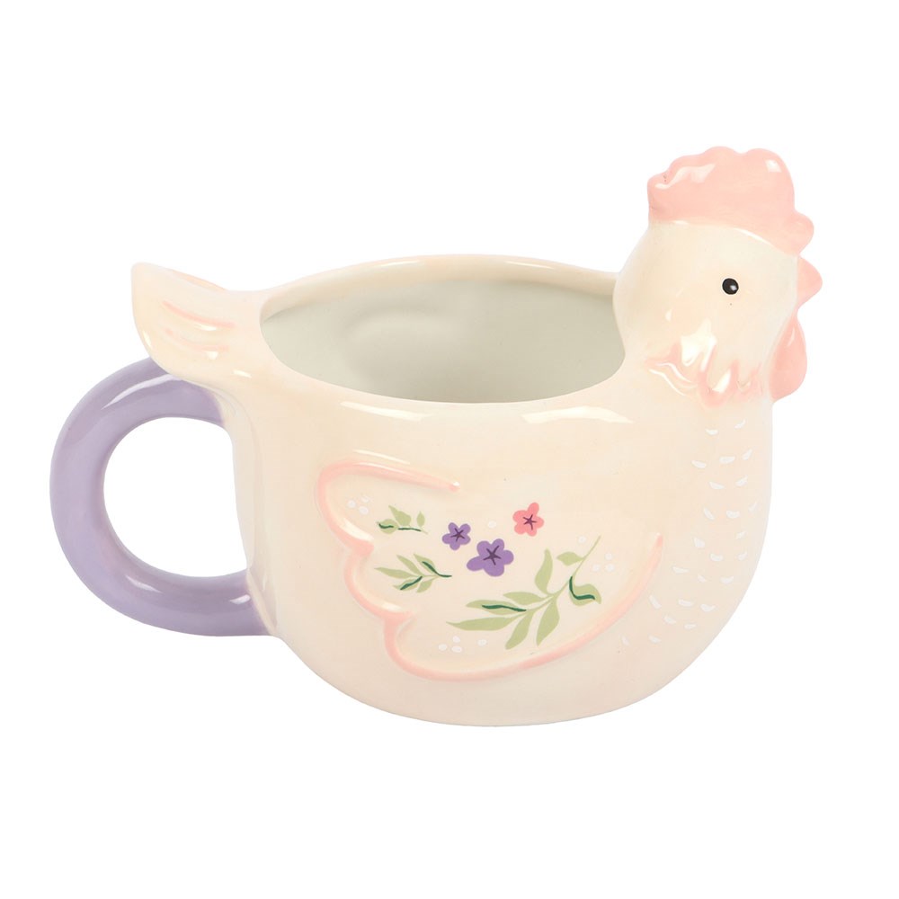 Hen Shaped Ceramic Mug