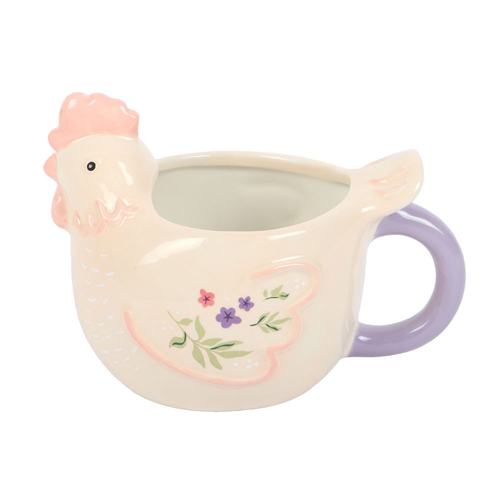 Hen Shaped Ceramic Mug