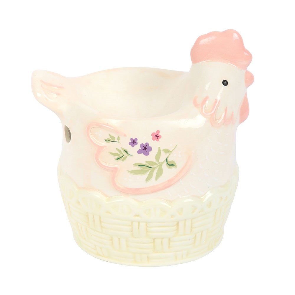 Hen Shaped Ceramic Oil Burner & Wax Warmer
