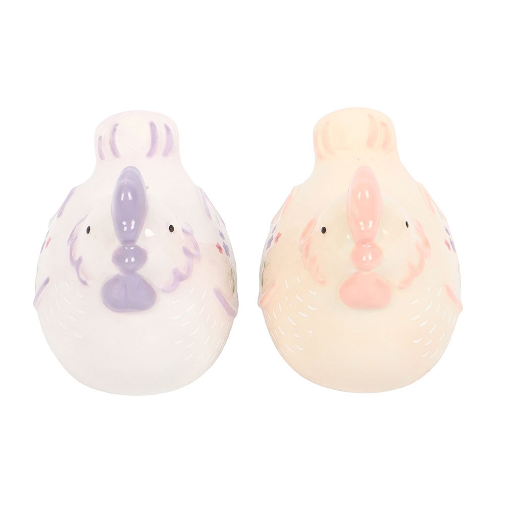 Hen Shaped Ceramic Salt & Pepper Pots