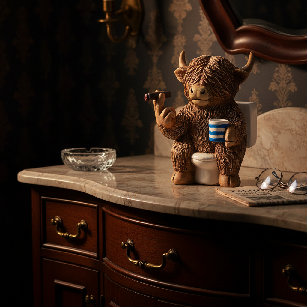Highland Cow Cigar – Gentleman's Study
