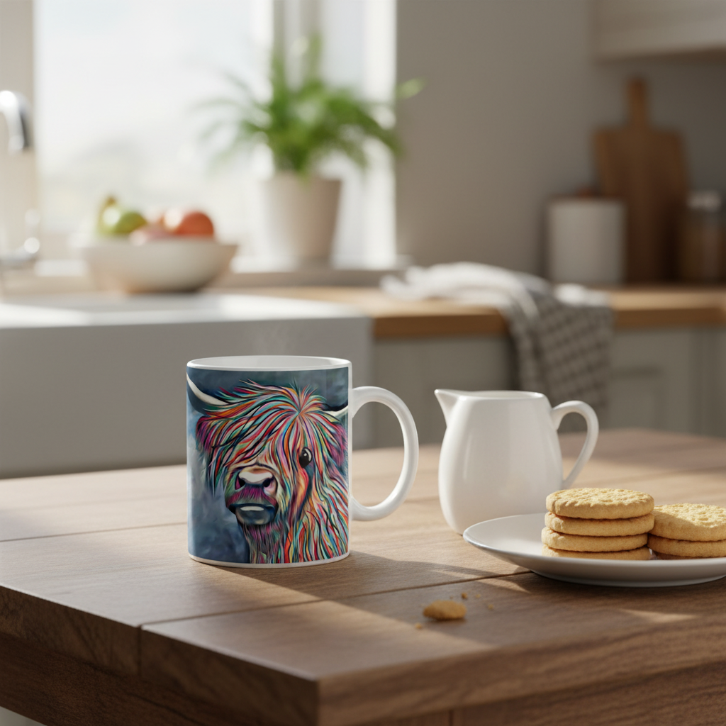 Highland Cow Mug - Kitchen