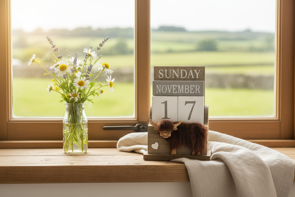 Highland Cow Perpetual Calendar - Lifestyle 2