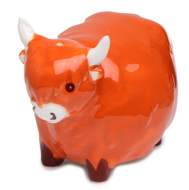 Highland Cow Ceramic Salt & Pepper Pots