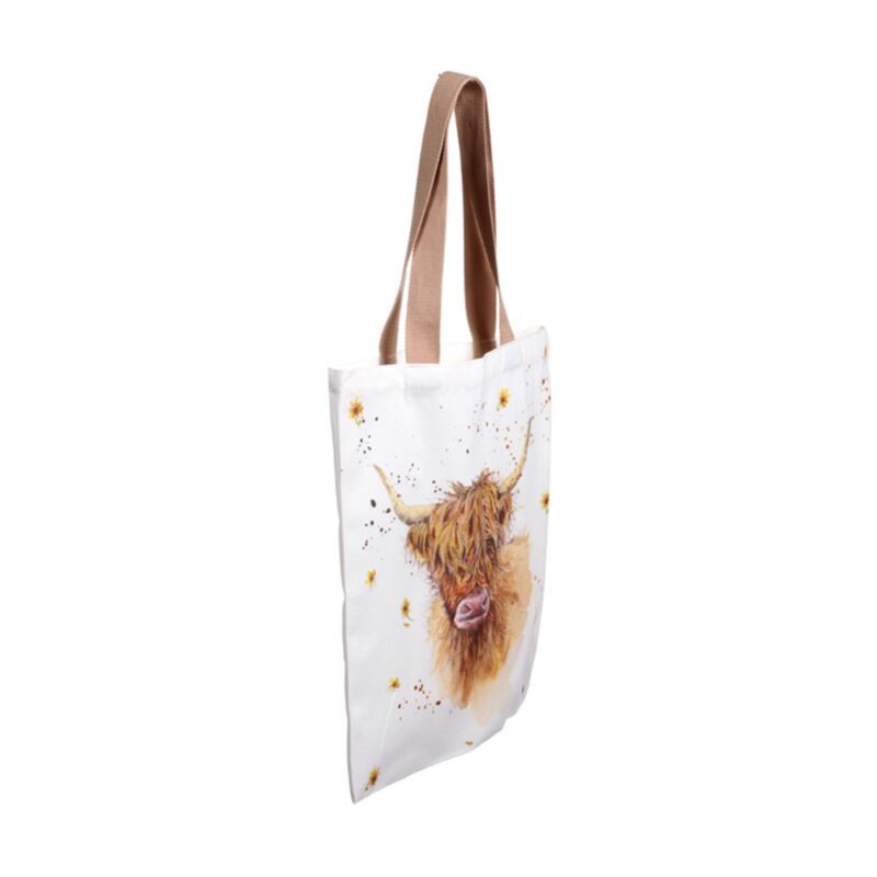 Jan Pashley Highland Cow Polycotton Tote Bag
