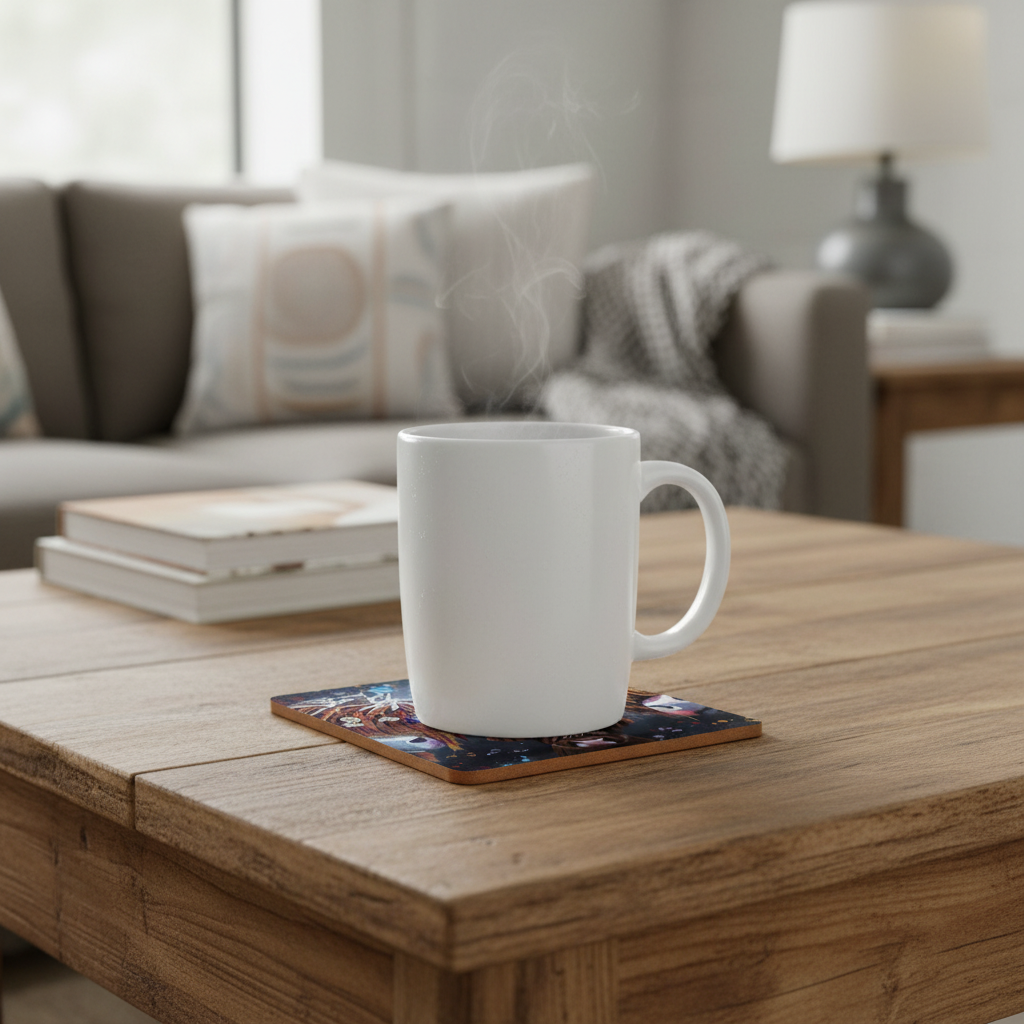 Highland Herd Coaster - In Use