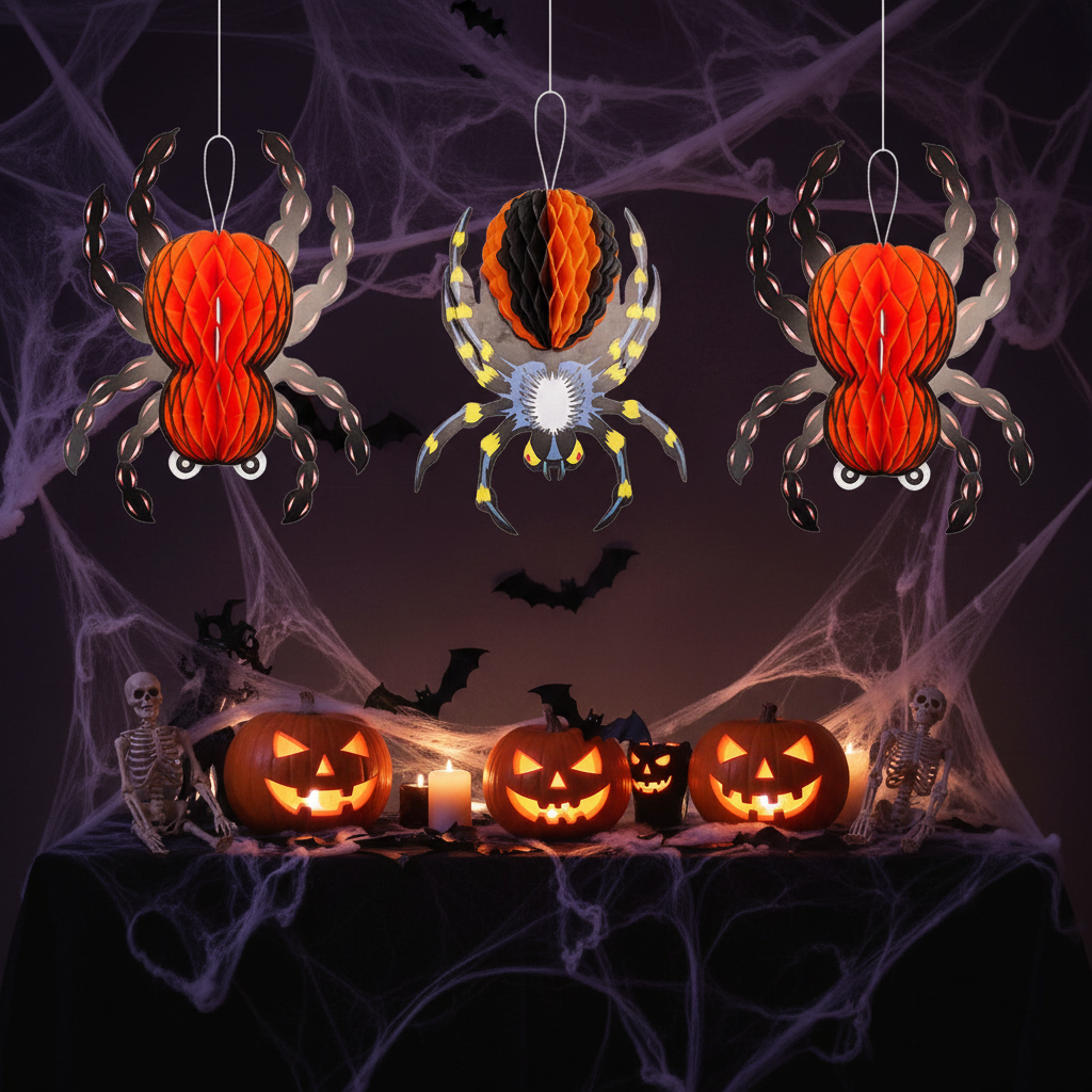 Honeycomb Spiders - Party Ceiling