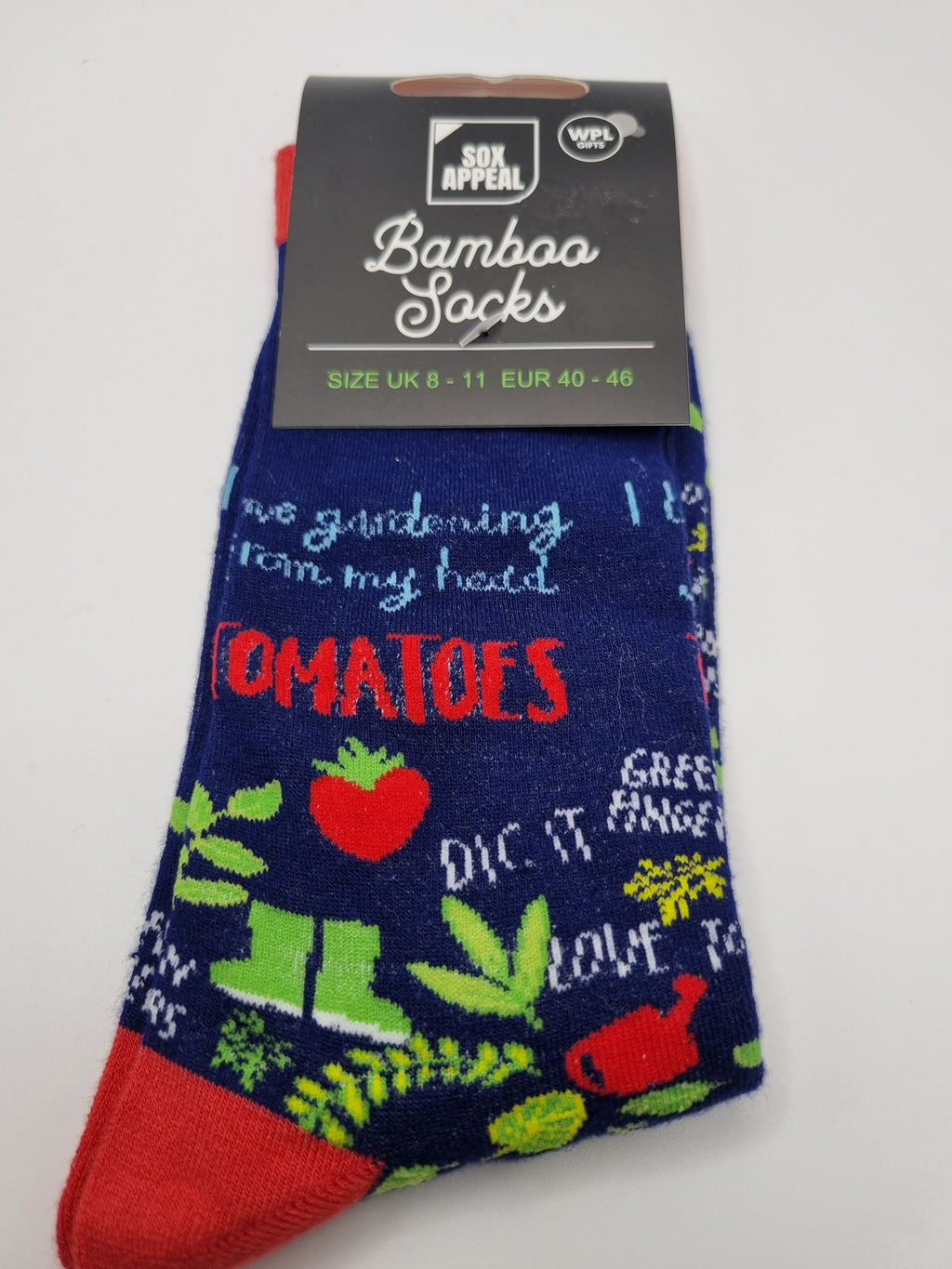 I Love Gardening Novelty Bamboo Socks UK 8-11