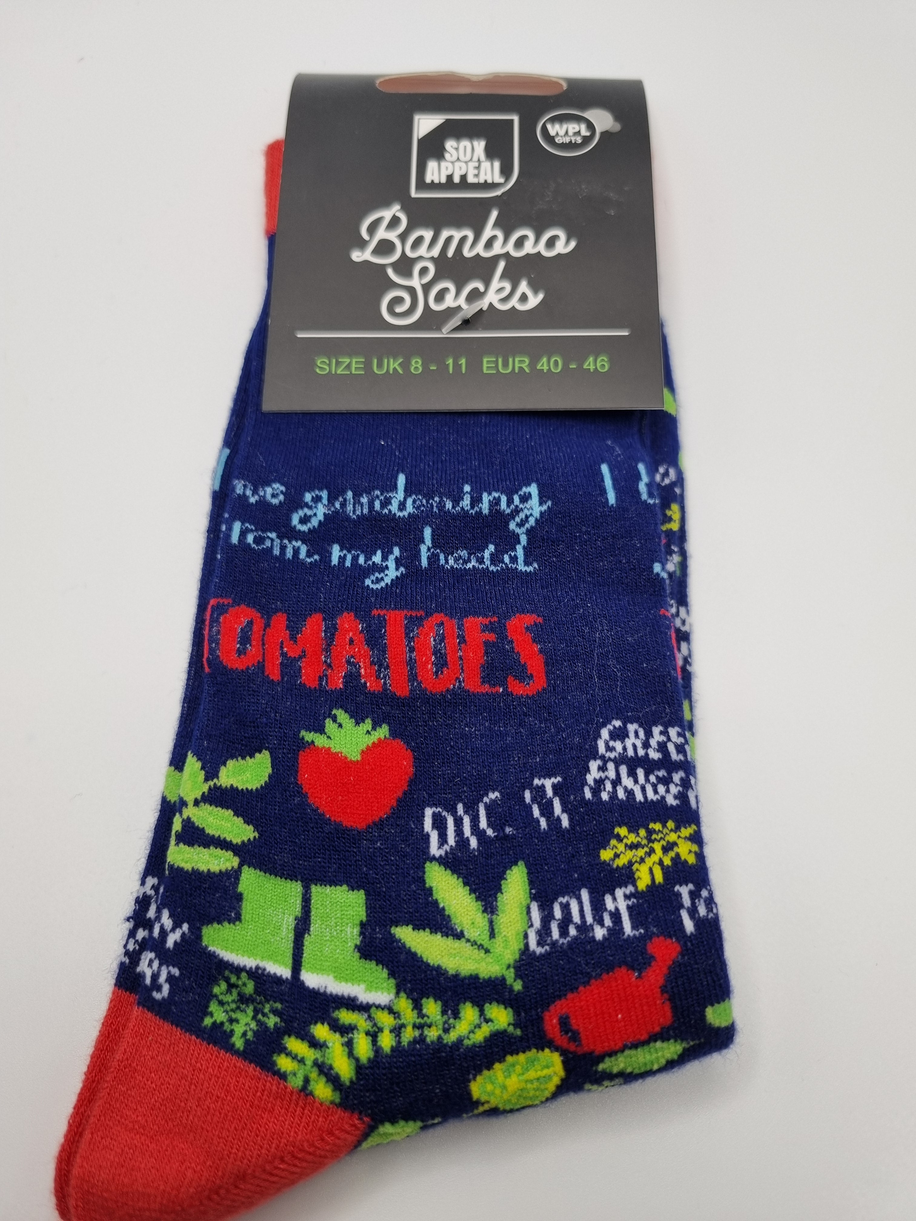 I Love Gardening Novelty Bamboo Socks UK 8-11