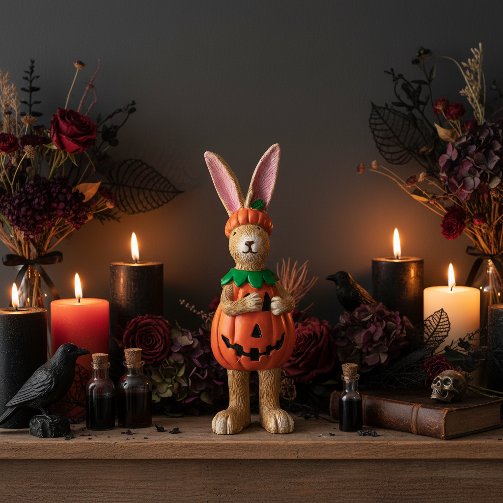 Jasper Pumpkin Costume - Mantelpiece