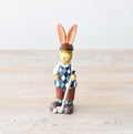 Jasper rabbit golf figurine, a fun ornament for golf enthusiasts