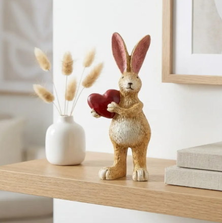 Jasper Rabbit Holding Red Heart