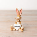 Mini Jasper rabbit friend figurine, a tiny decorative piece full of charm and character
