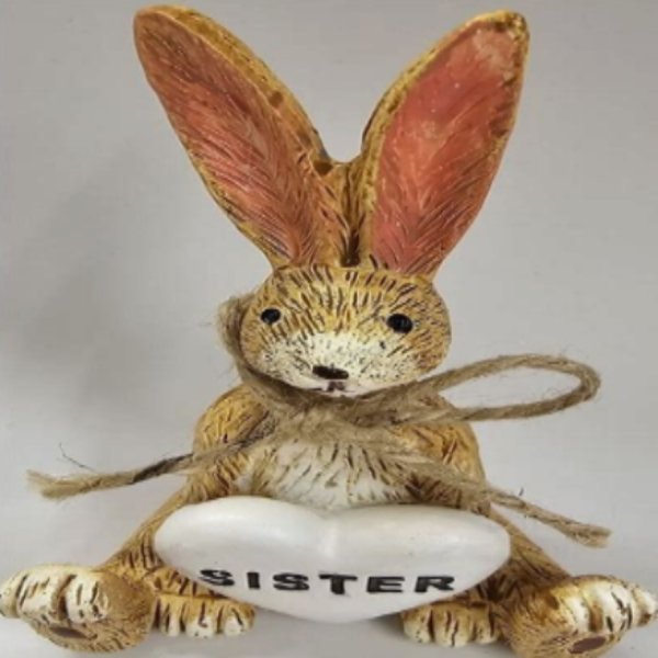 Mini Jasper Rabbit Sister Figurine