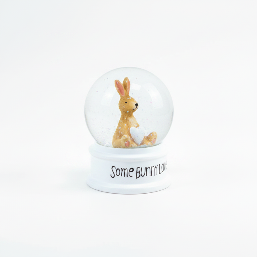 Jasper Rabbit Mini Snow Globe