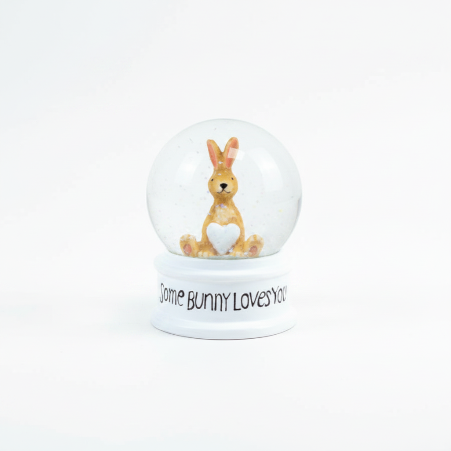Jasper Rabbit Mini Snow Globe