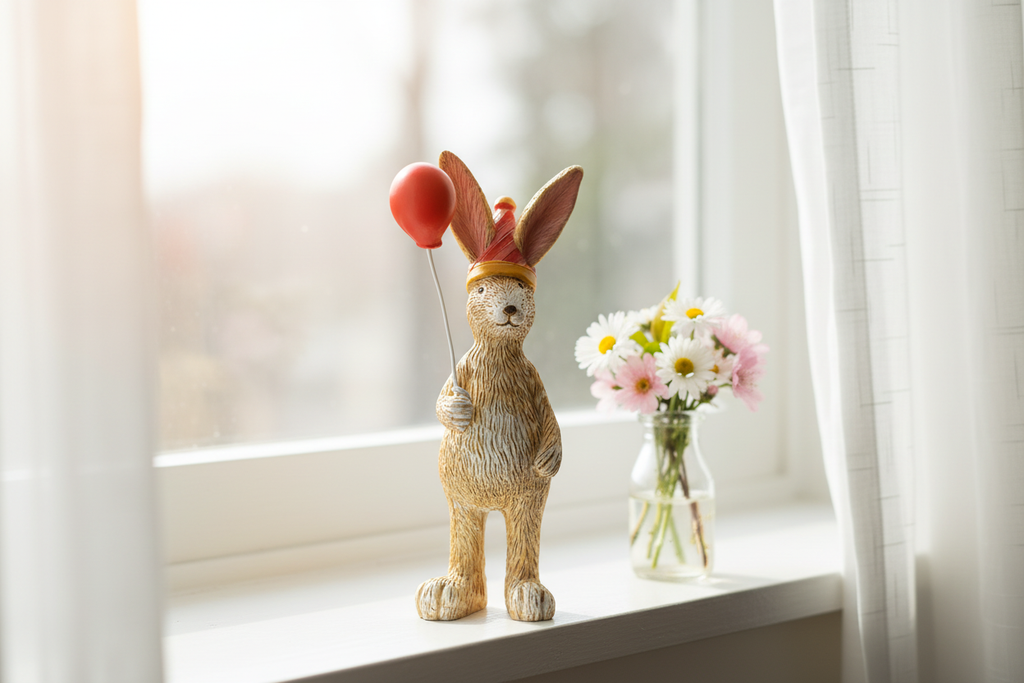 Jasper Rabbit on Windowsill