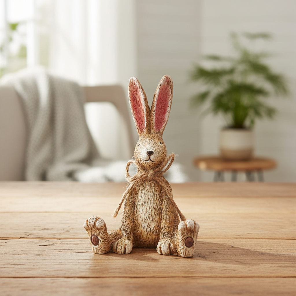 Jasper Rabbit Sitting Figurine - lifestyle
