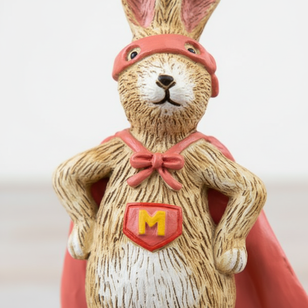 Jasper Rabbit Super Mummy Figurine - detail