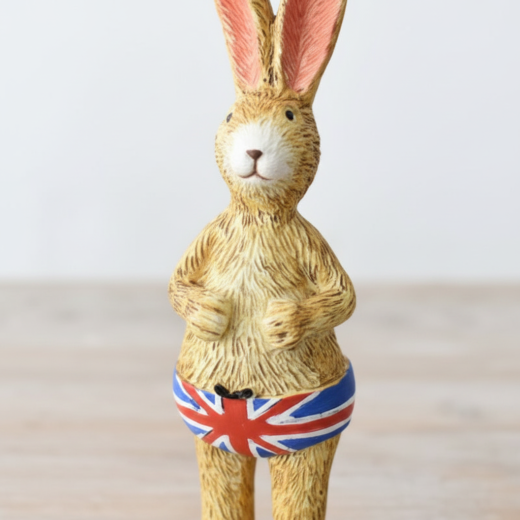 Jasper Rabbit Union Jack Pants - detail