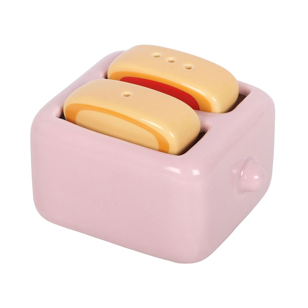 Kawaii Toast Ceramic Salt & Pepper Pots