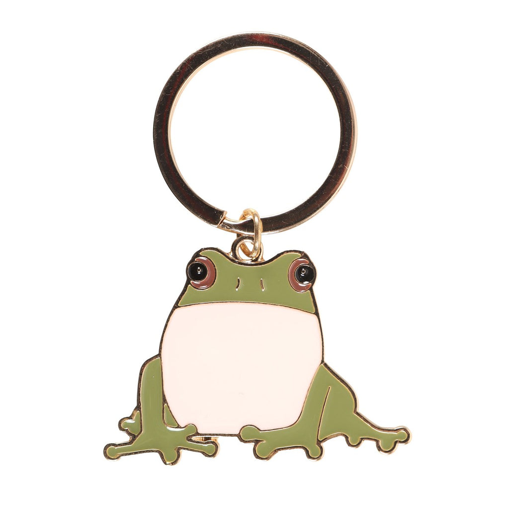 Lucky Frog Metal & Enamel Keyring