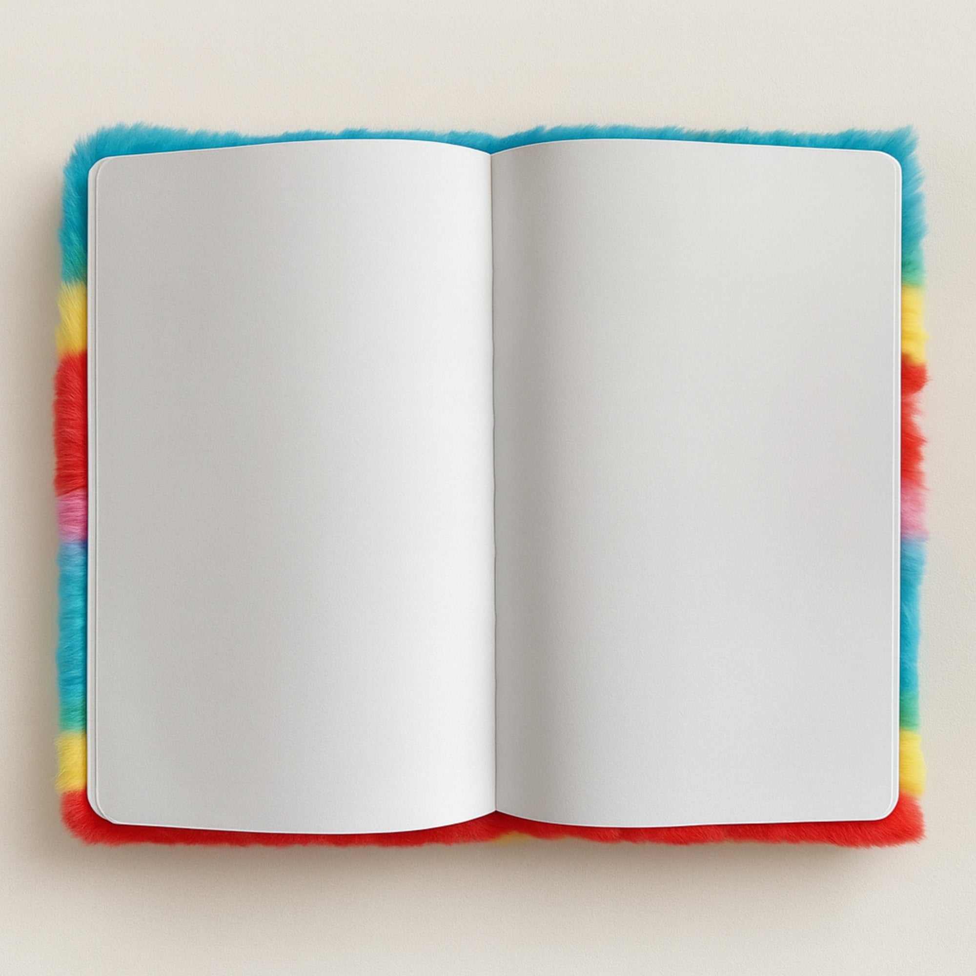 Magic In My Mind Rainbow Fluffy Journal Notebook