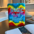 Rainbow fluffy journal notebook with soft cover, fun and colourful for notes, journaling, and creativity