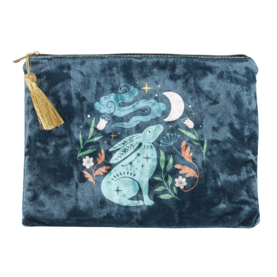 Midnight Hare Velvet Feel Makeup Storage Bag