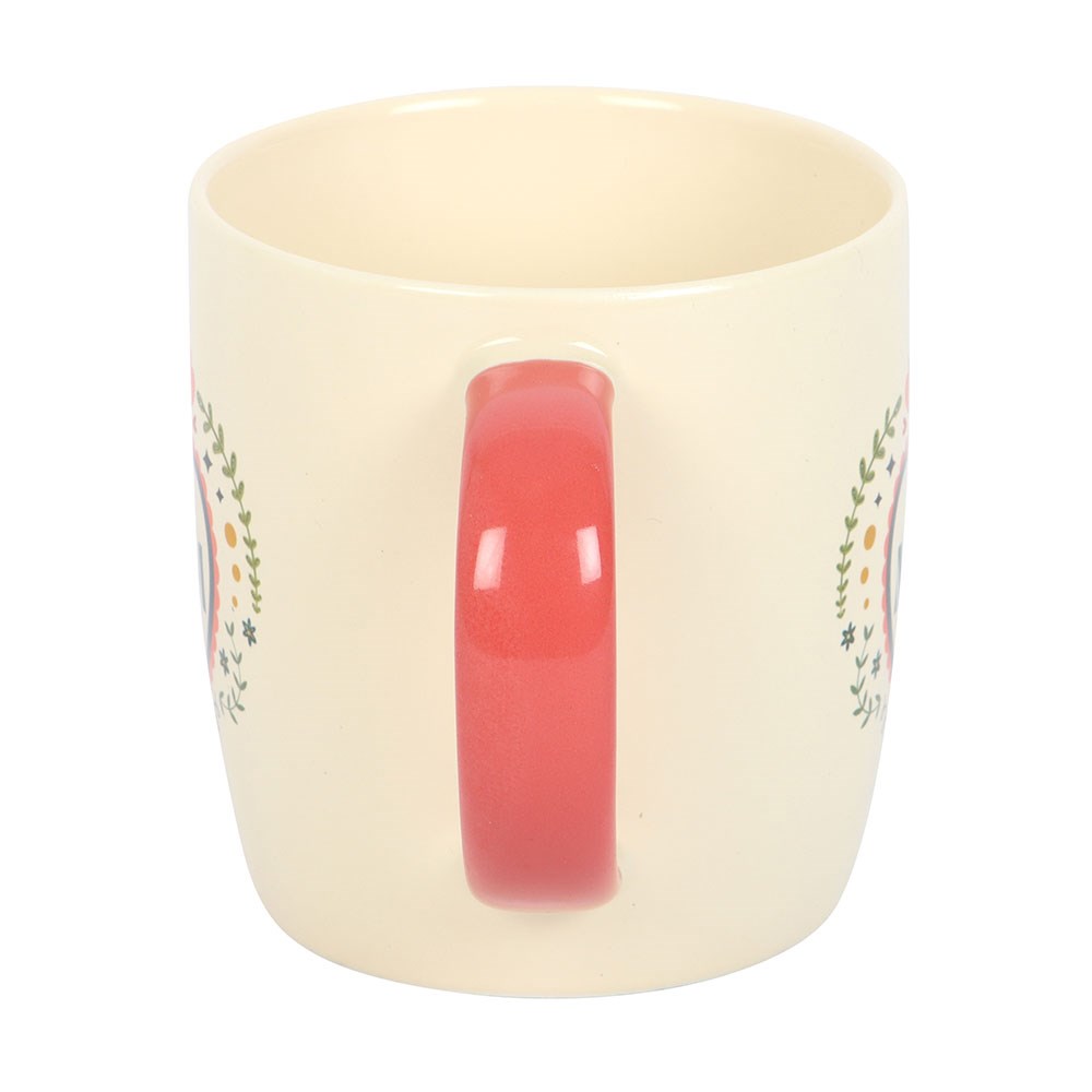 Mum Folk Art Ceramic Mug