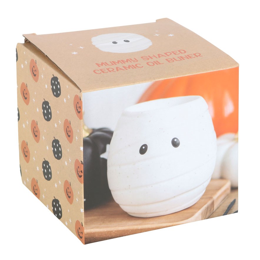 Ceramic Mummy Design Oil Burner & Wax Warmer