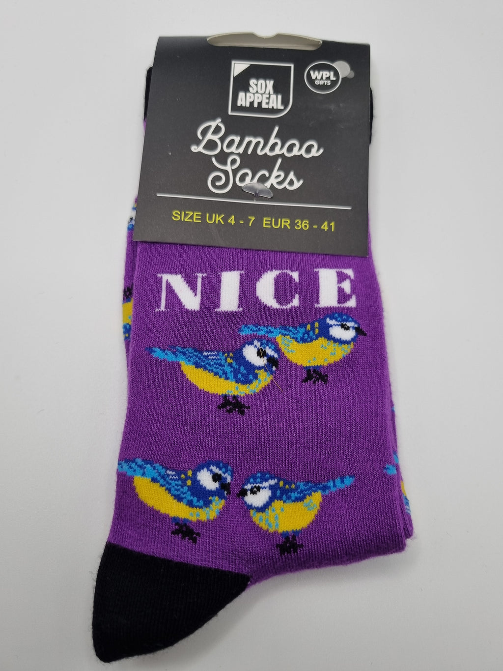 Cheeky Bird Novelty Bamboo Socks UK 4-7